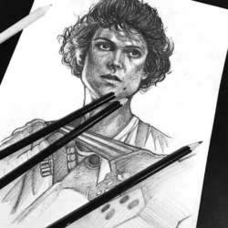 Illustrationer, som exempelvis den här eller andra typer av ritade bilder.